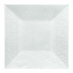 Lot de 12 dessous d'assiette pixelisée Blanc