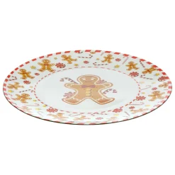 Lot de 12 dessous d'assiette (D33 cm) Pain d'épices