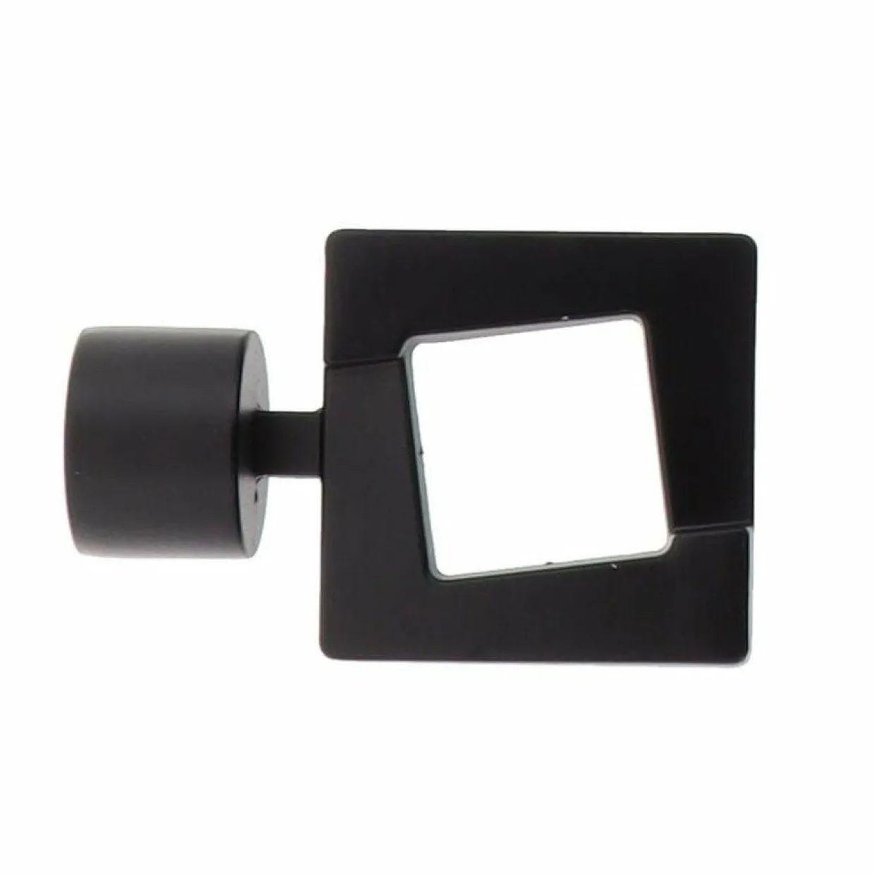 Lot de 2 embouts tringle (D28 mm) Lino Upper east side Noir mat