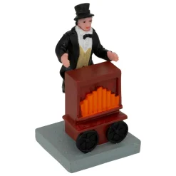 Lot de 5 figurines et accessoires pour village (H22 cm) Musique et kiosque