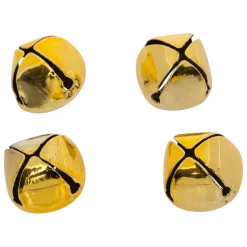 Lot de 24 grelots à parsemer en métal Dorés