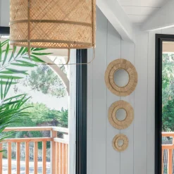 Lot de 3 miroirs (D20-30-40 cm) Alba Naturel