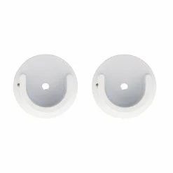 Lot de 2 naissances tringle rideau (D28 mm) Lino Blanc mat