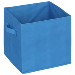 Lot de 2 paniers de rangement enfant (29 x 29 cm) Espace Bleu