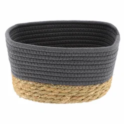 Lot de 3 paniers de rangement (H13 cm) Timeless Gris