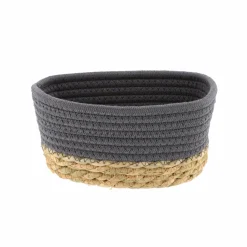 Lot de 3 paniers de rangement (H13 cm) Timeless Gris