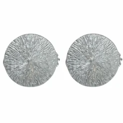 Lot de 2 pinces rideau Archi Chrome