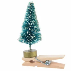 Lot de 6 pinces Sapinou Vert