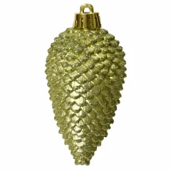 Lot de 6 pommes de pin à suspendre (H8 cm) Alpine Pistache