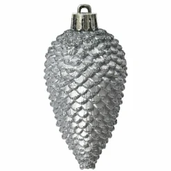 Lot de 6 pommes de pin à suspendre (H8 cm) Alpine Bleu vaporeux