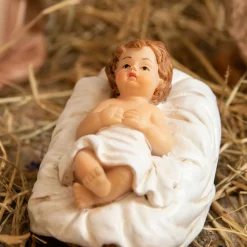 Lot de 11 santons (Hauteur 30 cm) de Jeanne