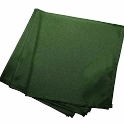 Lot de 3 serviettes (40 x 40 cm) Essentiel Vert kaki
