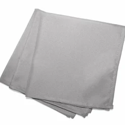Lot de 3 serviettes (40 x 40 cm) Essentiel Grises