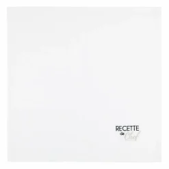 Lot de 2 serviettes coton (40 x 40 cm) Duo Beiges