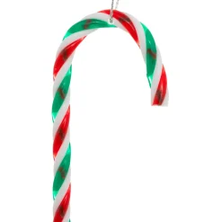 Lot de 4 Sucres d'orge (H12 cm) Confiserie Vert et Rouge