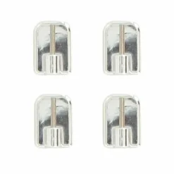 lot de 4 supports adhésifs Chrome