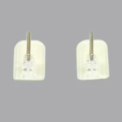 Lot de 4 supports adhésifs Transparent