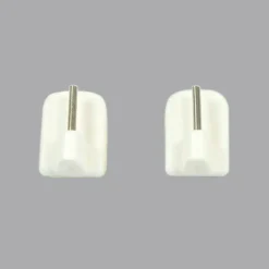 Lot de 4 supports adhésifs Blanc