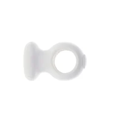 Lot de 2 supports plafond bois (L50 / D28 mm) Nils Blanc