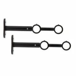 Lot de 2 supports tringles doubles extensibles (L150 / D20) Jim Noir mat