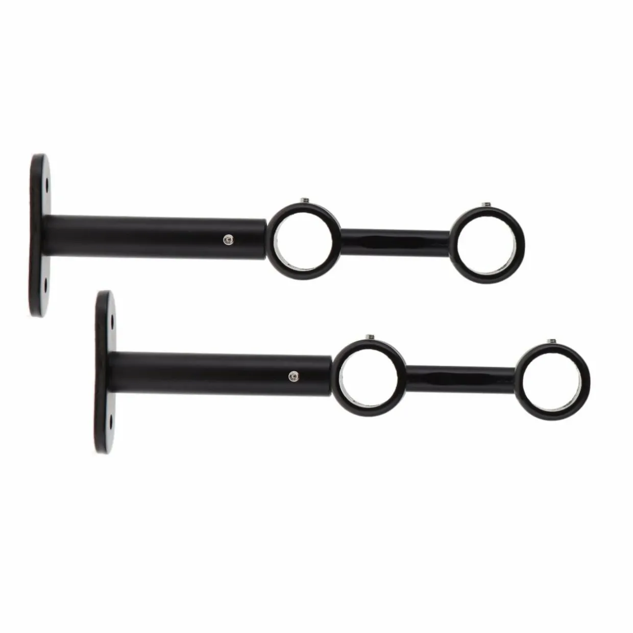 Lot de 2 supports tringles doubles extensibles (L150 / D20) Jim Noir mat