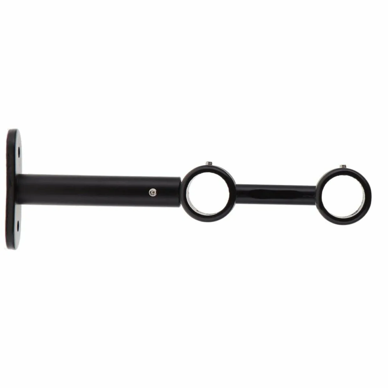 Lot de 2 supports tringles doubles extensibles (L150 / D20) Jim Noir mat