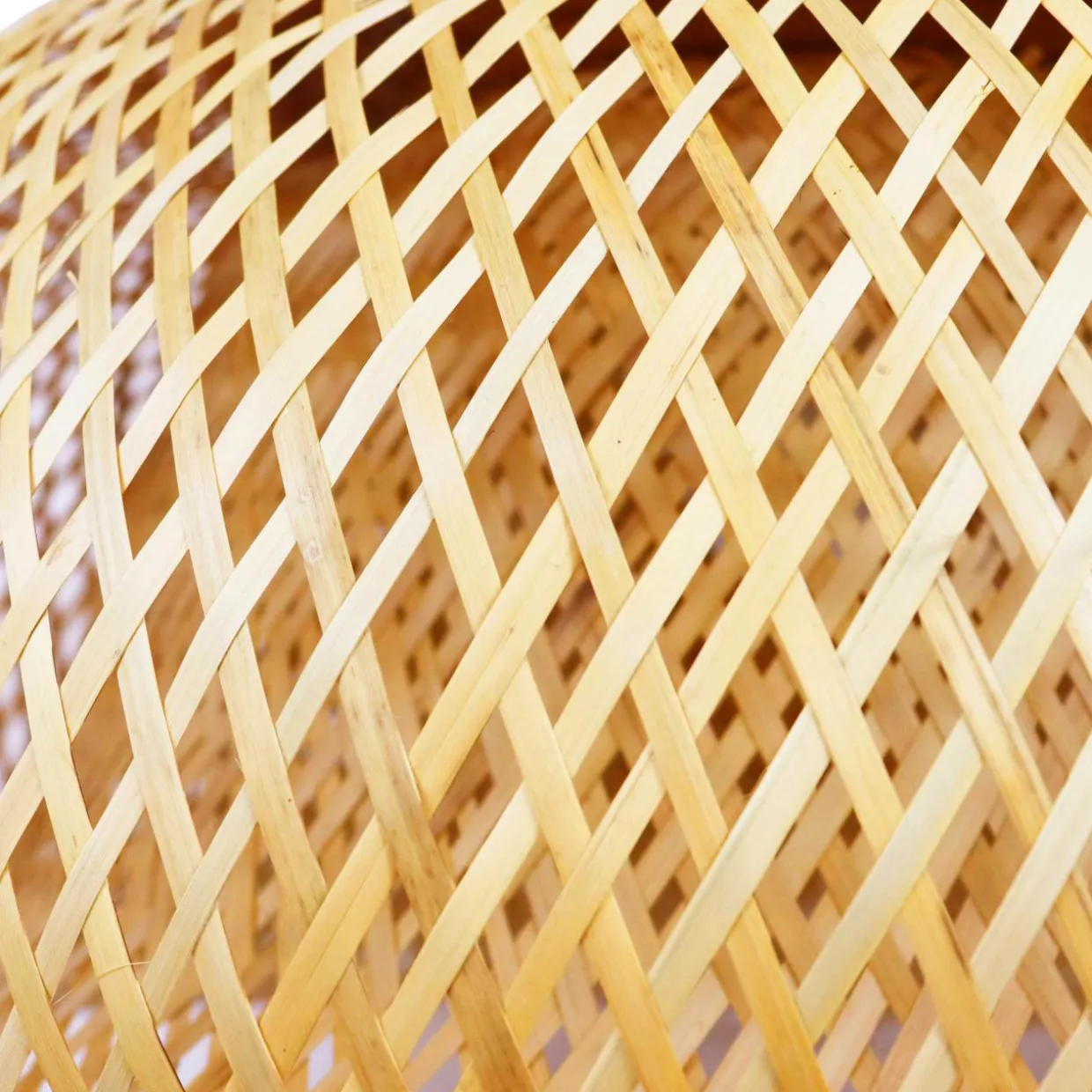 Lot de 2 suspensions en bambou (D61-D39 cm) Manacor Naturel