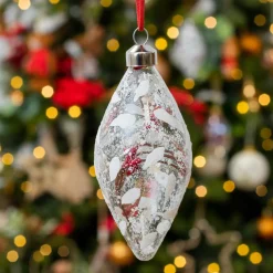 Lot de 2 suspensions en verre (H13 cm) Branches Transparent