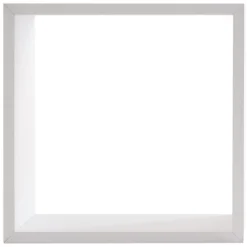 Lot de 3 étagères bois (H15-20-25 cm) Cube Blanc