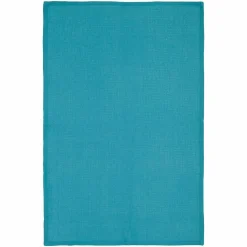 Lot de 3 torchons Geom Bleu canard