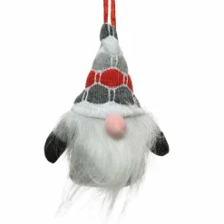 Lutin de Noël à suspendre (H12 cm) Eliott Gris