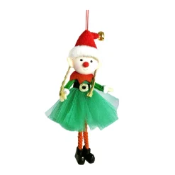 Lutin farceur à suspendre (H20 cm) Fillette et clochette