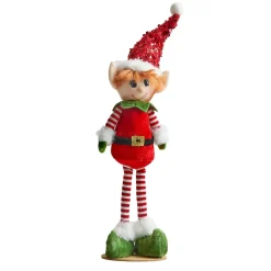 Lutin farceur longues jambes (H30 cm) Pipo en Père Noël