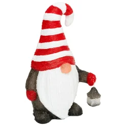 Lutin lumineux solaire 40 LED (H39 cm) Lanterne de nuit Blanc froid