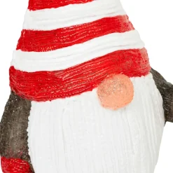 Lutin lumineux solaire 40 LED (H39 cm) Lanterne de nuit Blanc froid