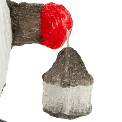 Lutin lumineux solaire 40 LED (H39 cm) Lanterne de nuit Blanc froid