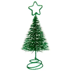 Marque place en métal (H10 cm) Sapin Vert enneigé