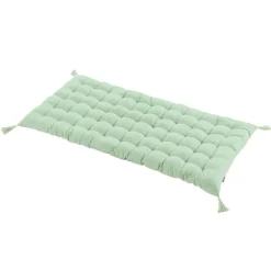 Matelas de sol coton (120 x 60 cm) Pixel Vert menthe