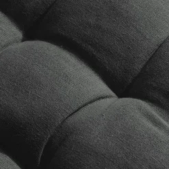 Matelas de sol coton (120 x 60 cm) Pixel Gris anthracite