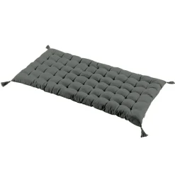 Matelas de sol coton (120 x 60 cm) Pixel Gris anthracite