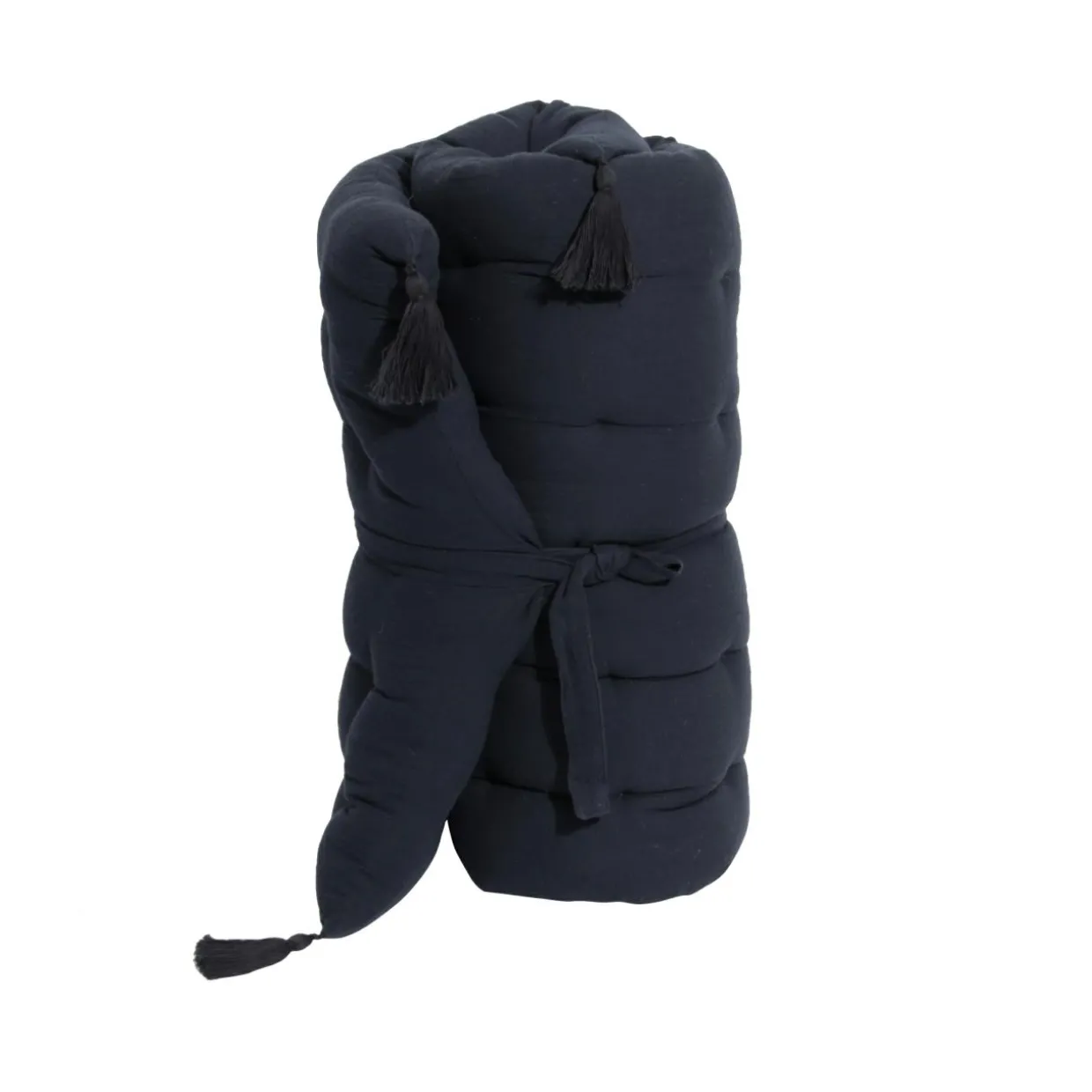 Matelas de sol gaze de coton (60 x 120 cm) Gaïa Bleu nuit