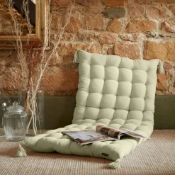 Matelas de sol gaze de coton (60 x 120 cm) Gaïa Vert tilleul