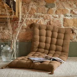 Matelas de sol gaze de coton (60 x 120 cm) Gaïa Camel