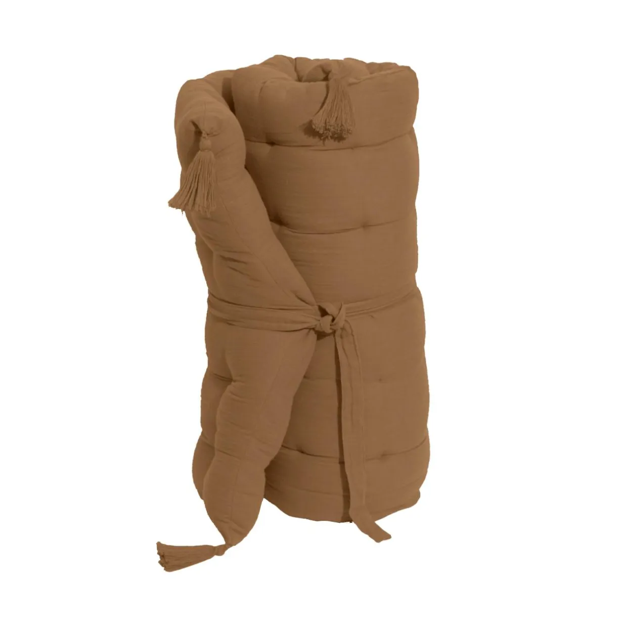 Matelas de sol gaze de coton (60 x 120 cm) Gaïa Camel