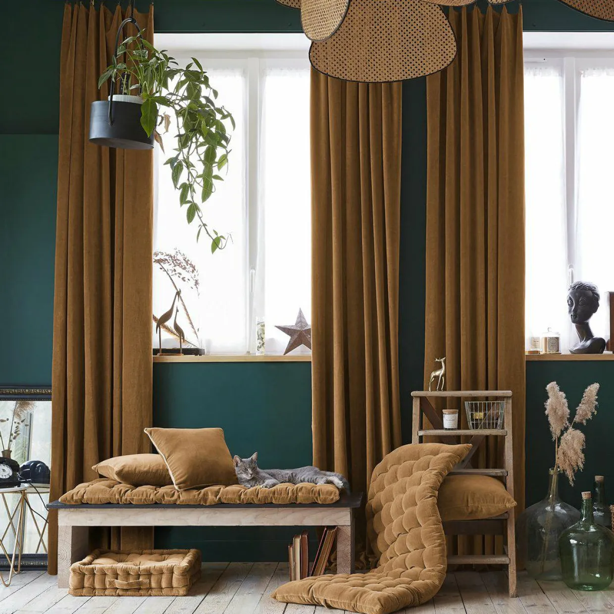 Matelas de sol velours de coton (60 x 120 cm) Victor Camel