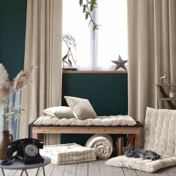 Matelas de sol velours de coton (60 x 120 cm) Victor Beige pampa