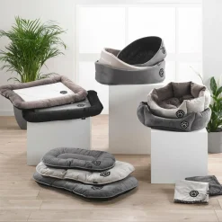 Matelas flocon réversible pour chat et chien Patchy L69 cm Noisette/Beige