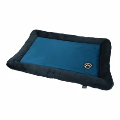 Matelas pour chat et chien Patchy L70 cm Bleu/Charbon