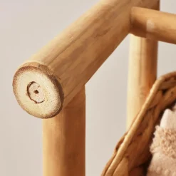 Meuble 3 paniers bambou et jacinthe d'eau (39 x H91 cm) Hanoï