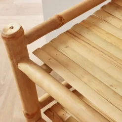 Meuble de rangement dressing avec crochets en bambou (70 x H190 cm) Hanoï